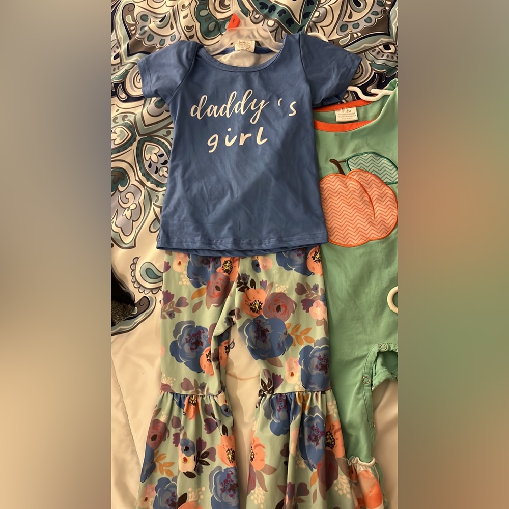 6/12m boutique 2 piece outfit
